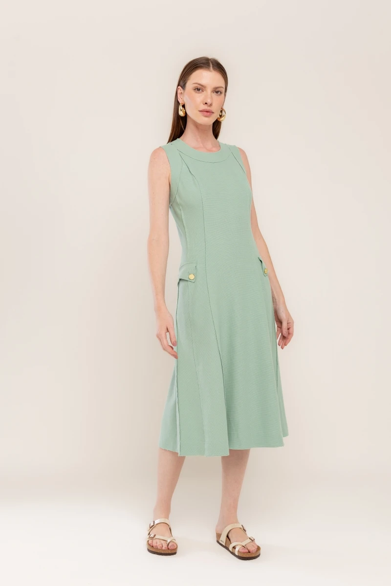 Hidrogênio - DRESS WITH CUTOUTS AND FUJI LAPEL - 20501594 Hidrogênio - DRESS WITH CUTOUTS AND FUJI LAPEL - 20501594