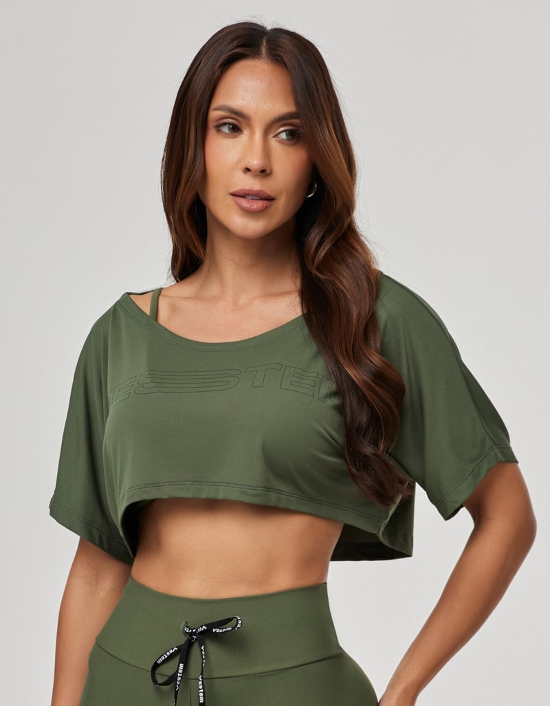 Vestem - Camiseta Manga Curta Dry Fit Set Verde Croco - BMC831.PE.C0292