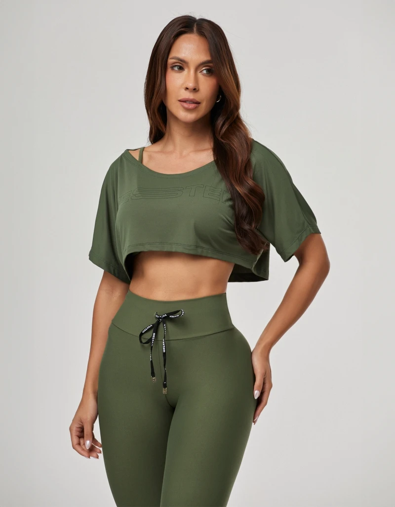 Vestem - Dry Fit Short Sleeve T-Shirt Set Green Croco - BMC831.PE.C0292