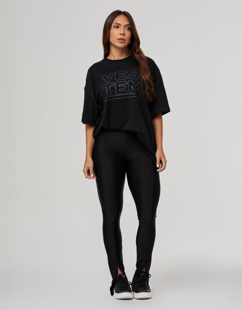 Vestem - Camiseta Oversized Feminina Legacy Preto - BMC833.PE.C0002