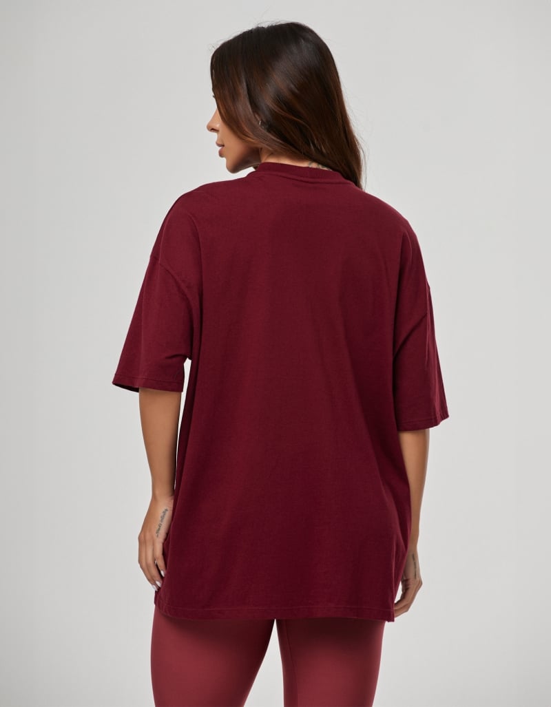 Vestem - Legacy Red Licor Women's Oversized T-Shirt - BMC833.PE.C0687