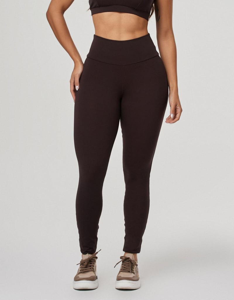 Vestem - Legging com Bolsos Origem Marrom Coffee - FS1596.PE.C0601