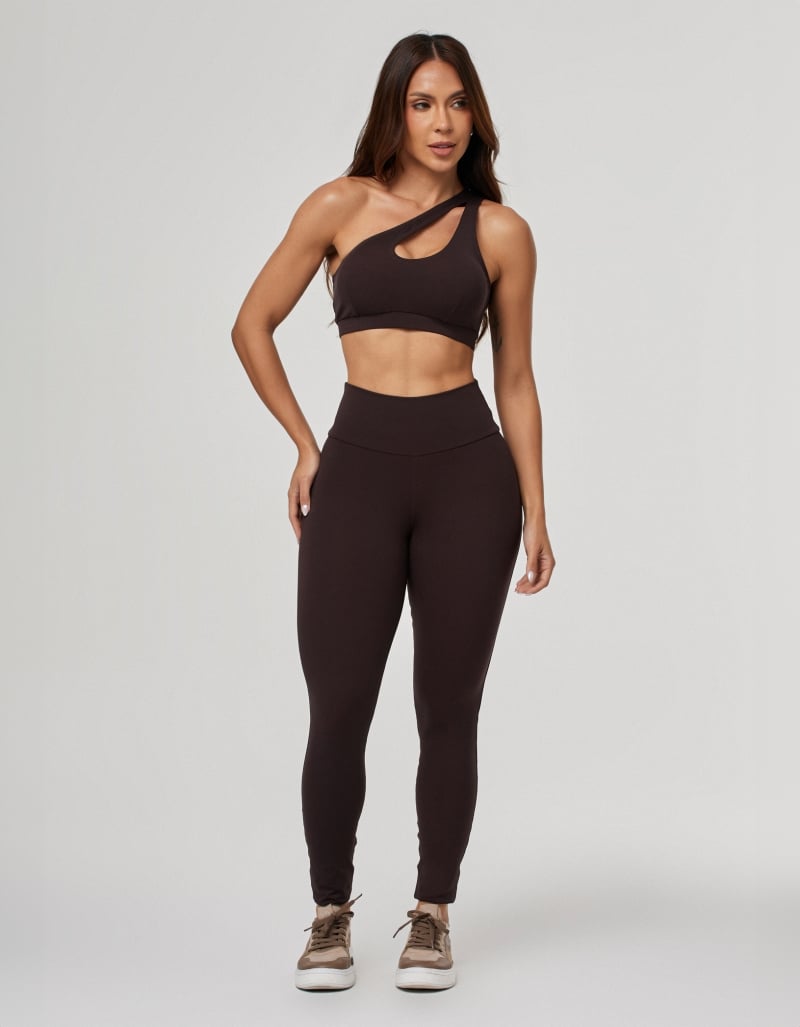 Vestem - Legging com Bolsos Origem Marrom Coffee - FS1596.PE.C0601