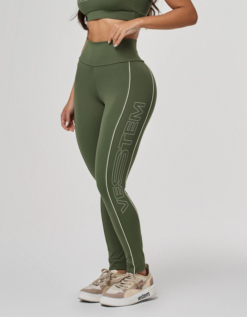 Vestem - Upjuju Green Croco Shape Legging - FS1597.PE.C0292