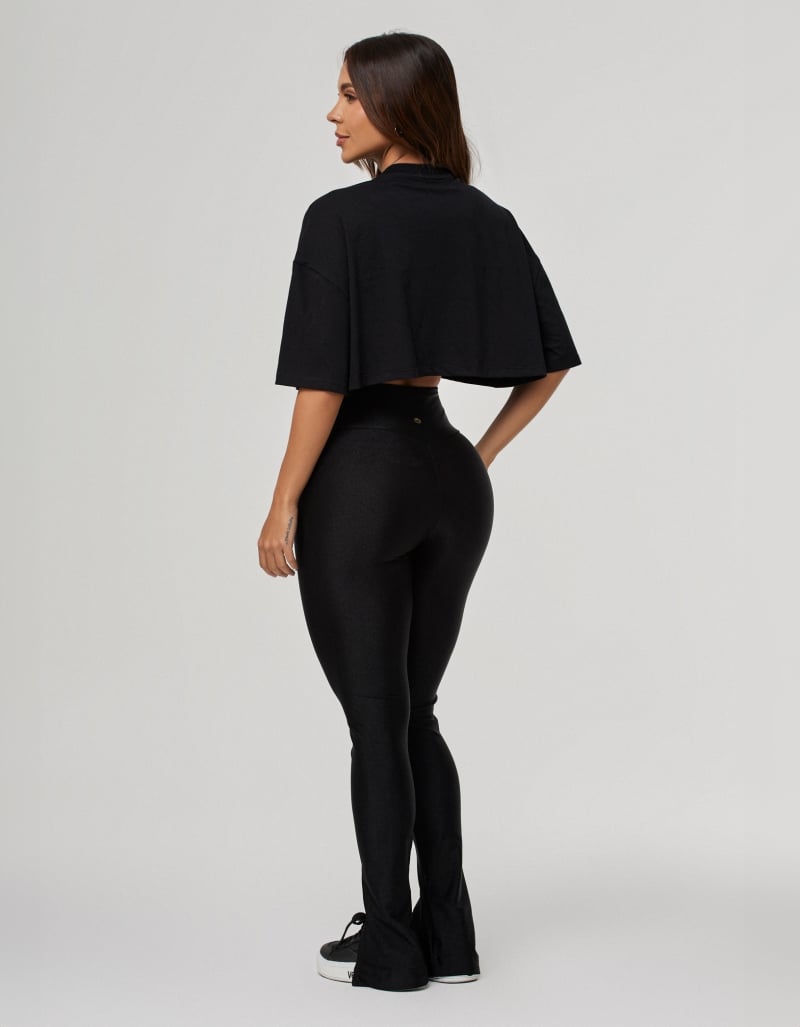 Vestem - Legging com Fenda Luxe Preto - FS1603.PE.C0002