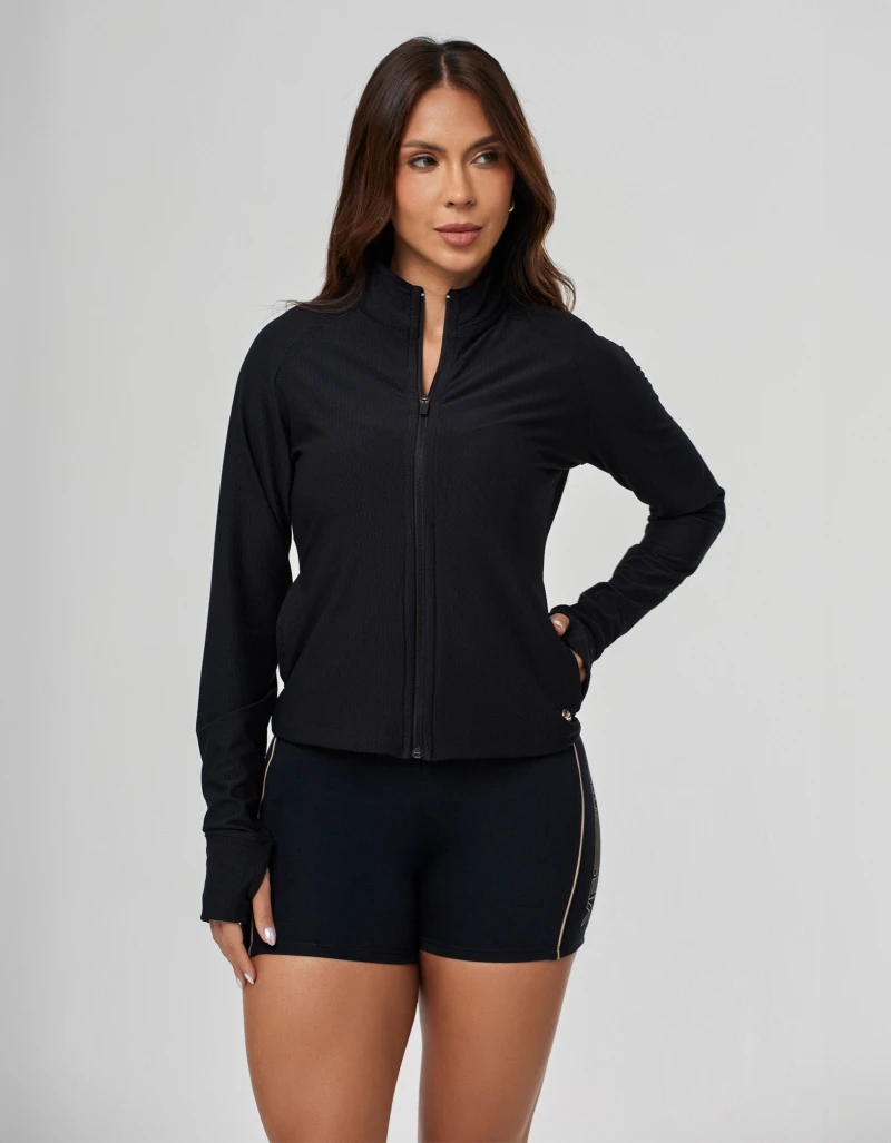 Vestem - Black Luxe Jacket with Pockets - JAC274.PE.C0002