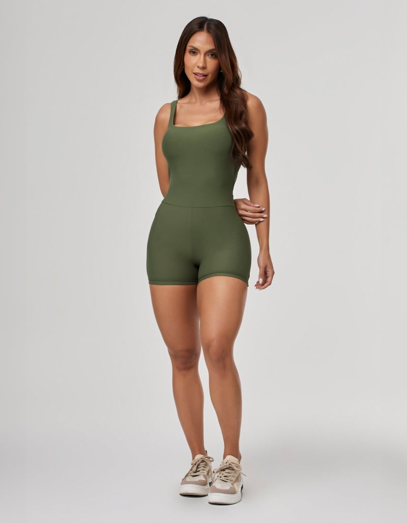Vestem - Macaquinho Empina Invisível Set Verde Croco - MAC294.PE.C0292