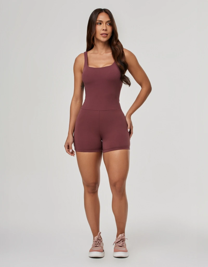 Vestem - Invisible Ebony Romper Set - MAC294.PE.C0550