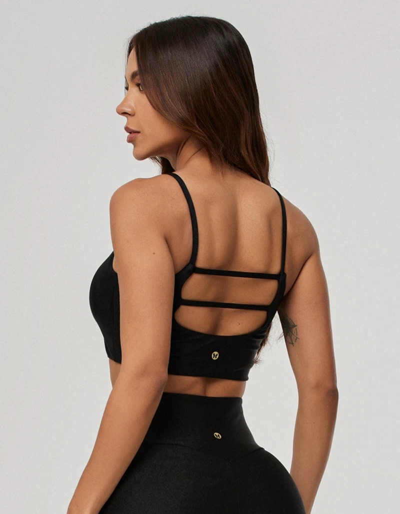 Vestem - Black Luxe Lightweight Support Top - TOP1266.PE.C0002