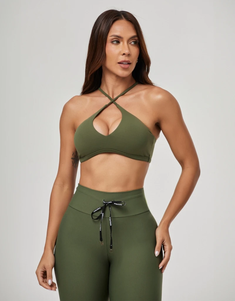 Vestem - Light Support Top Set Green Croco - TOP1268.PE.C0292