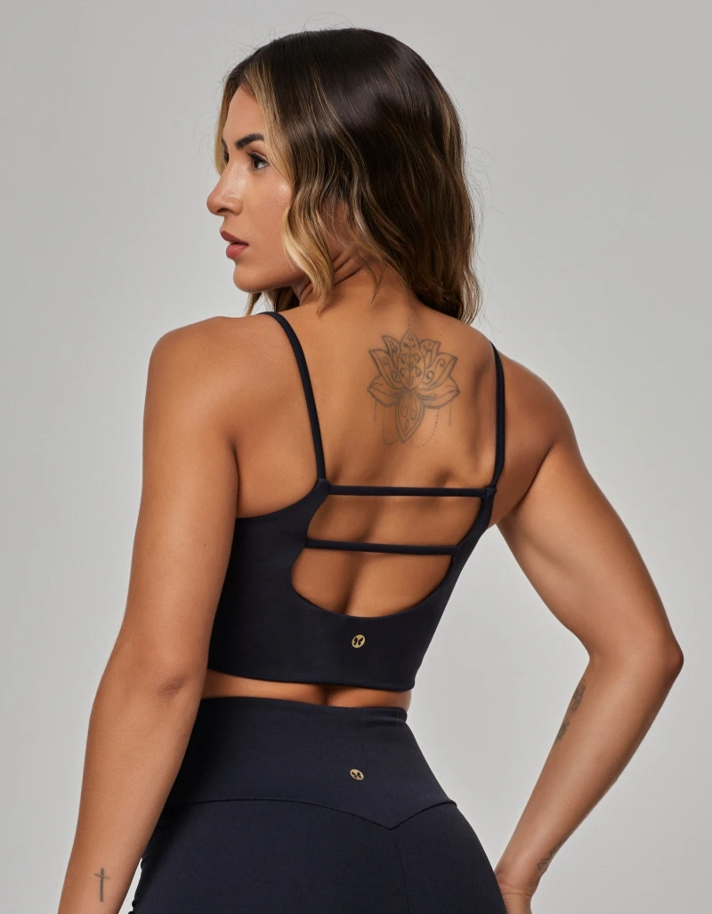 Vestem - Black Luxe Lightweight Support Top - TOP1274.PE.C0002