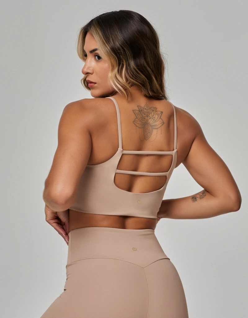 Vestem - Luxe Beige Khaki Light Support Top - TOP1274.PE.C0130