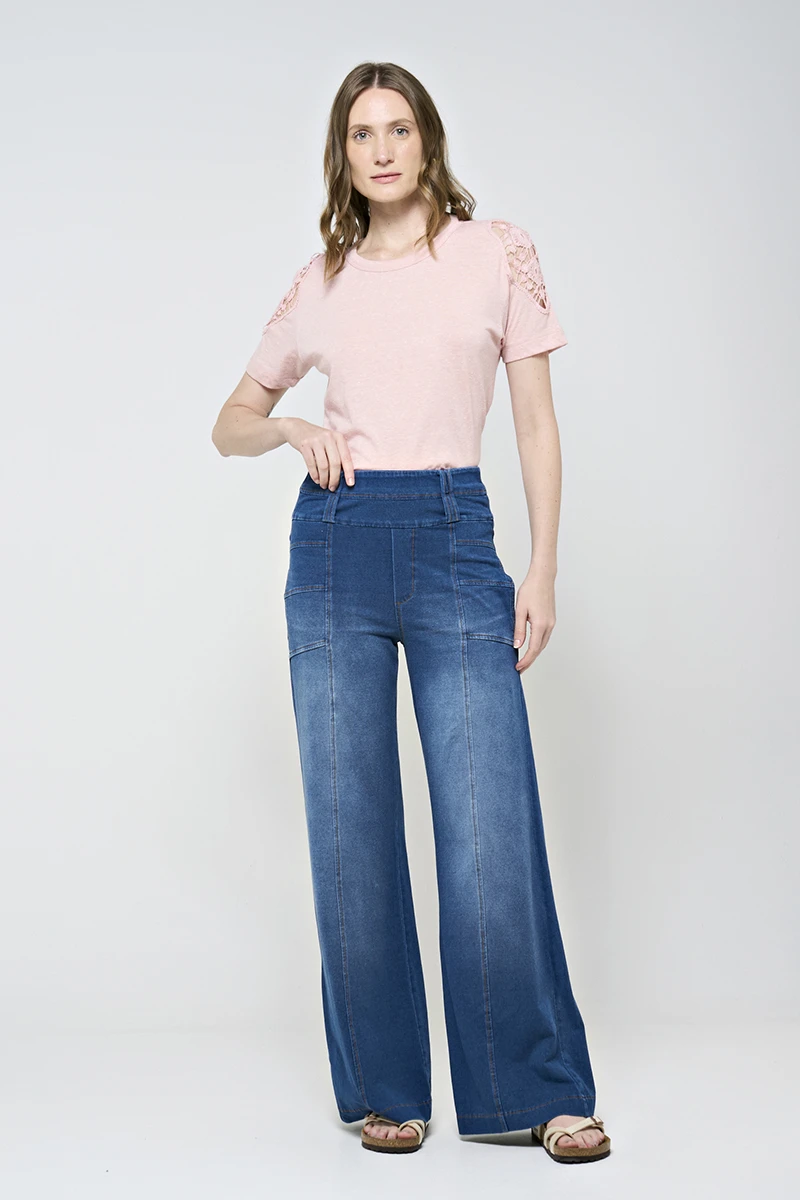 Hidrogênio - WILDE PANTS WITH POCKETS ANITTA JEANS MESH - 20544042 Hidrogênio - WILDE PANTS WITH POCKETS ANITTA JEANS MESH - 20544042