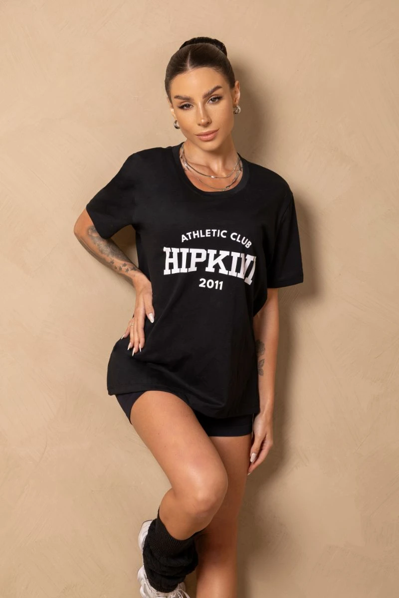 Hipkini - Breezy Black Fitness T-Shirt - 33331292 Hipkini - Breezy Black Fitness T-Shirt - 33331292