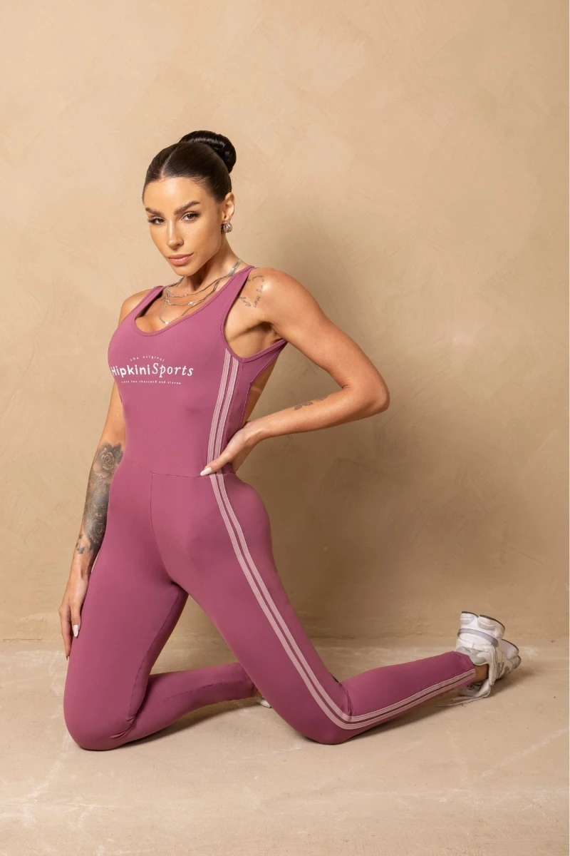 Hipkini - Jumpsuit Fitness Breezy Malva with silk - 33331311