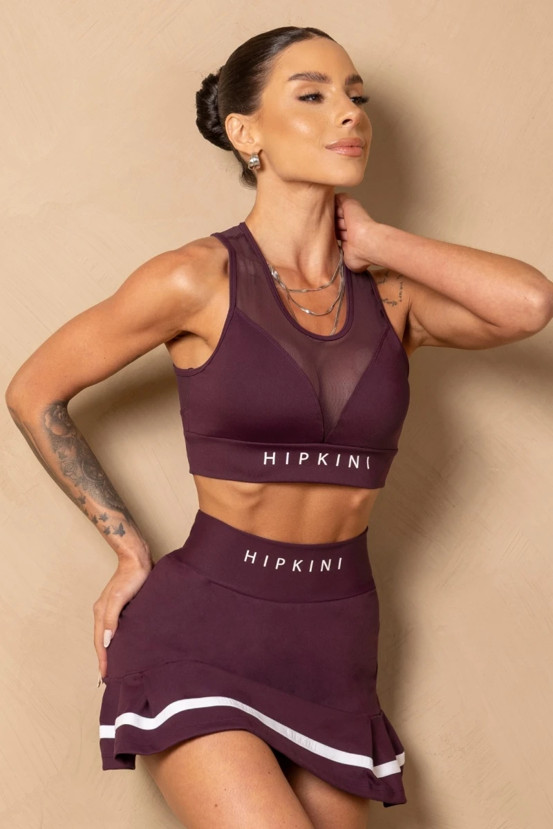 Hipkini - Breezy Purple Pleated Shorts - 33331322