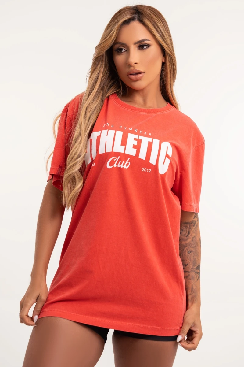 ZNG - Red Athletic T-Shirt - BLU314