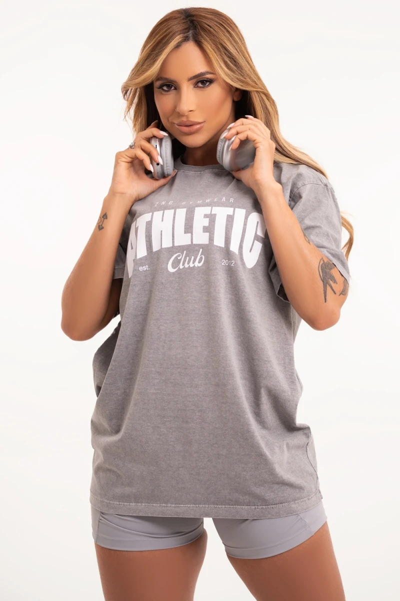 ZNG - Grey Athletic T-Shirt - BLU316