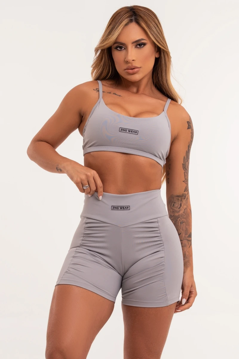 ZNG - Grey TieRomper Shorts - SHO258