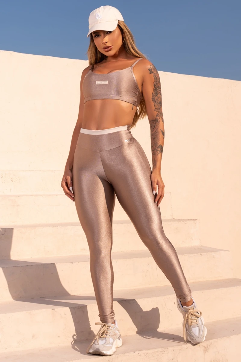 ZNG - STAR SHINE KAKI LEGGINGS - CIG872