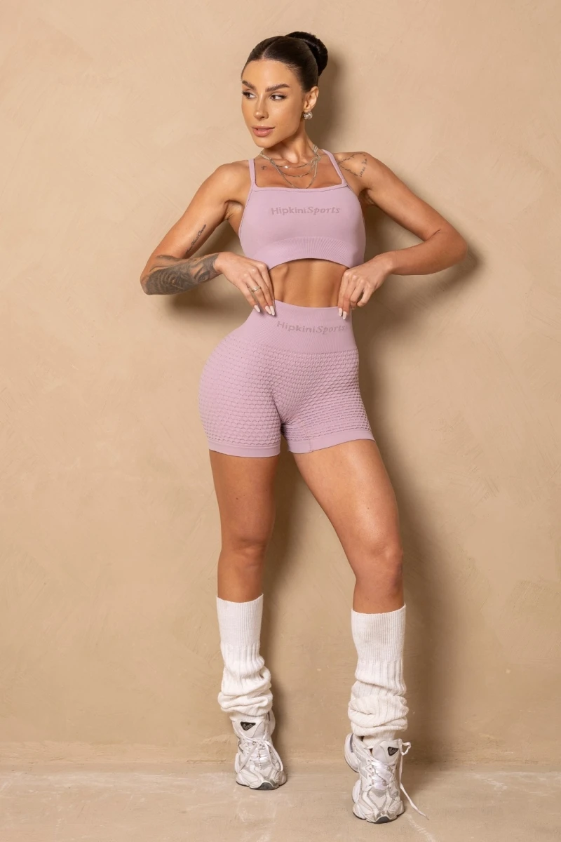 Hipkini - Shorts Fitness Seamless Breezy Mauve - 33331387 Hipkini - Shorts Fitness Seamless Breezy Mauve - 33331387