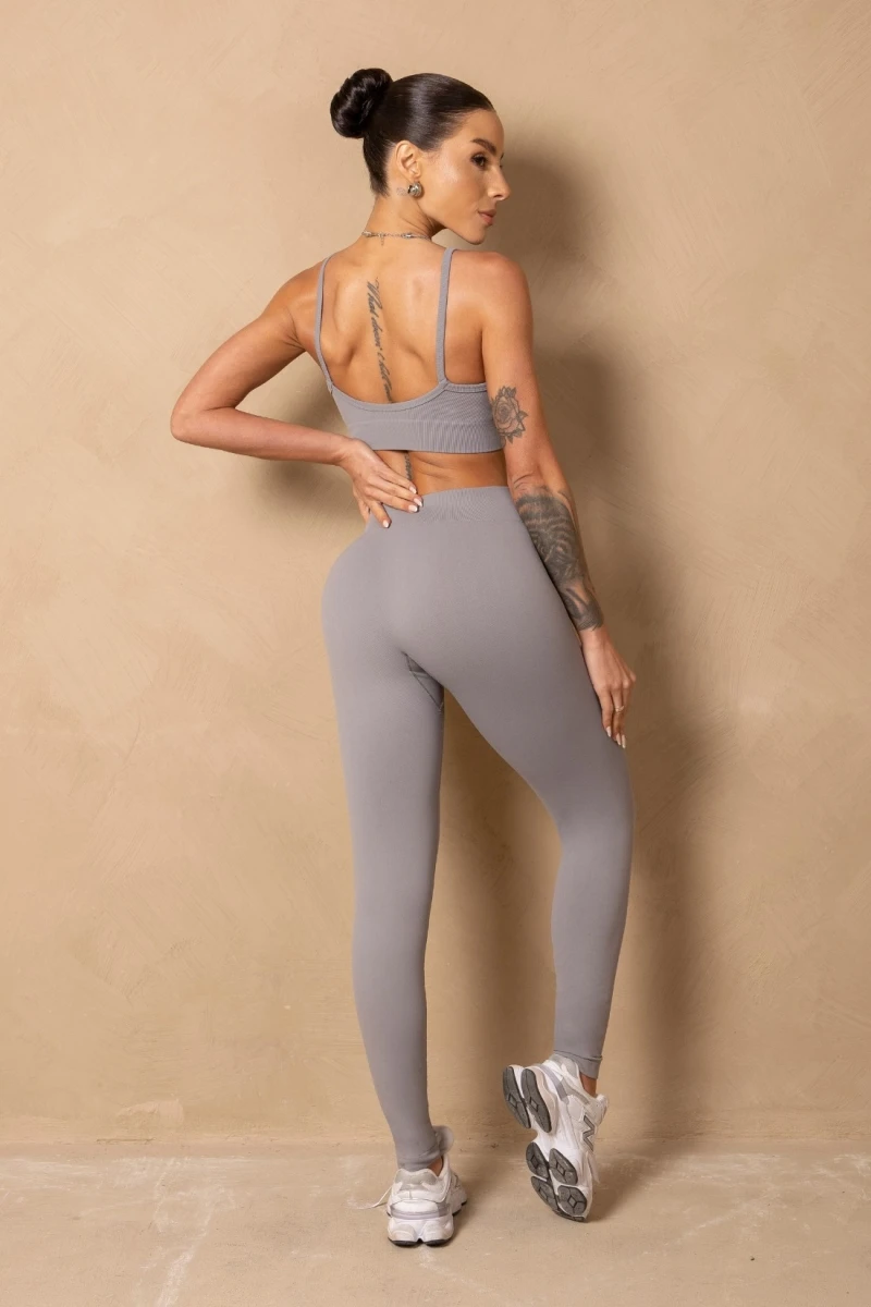 Hipkini - Top Fitness Seamless Breezy Gray - 33331382 Hipkini - Top Fitness Seamless Breezy Gray - 33331382