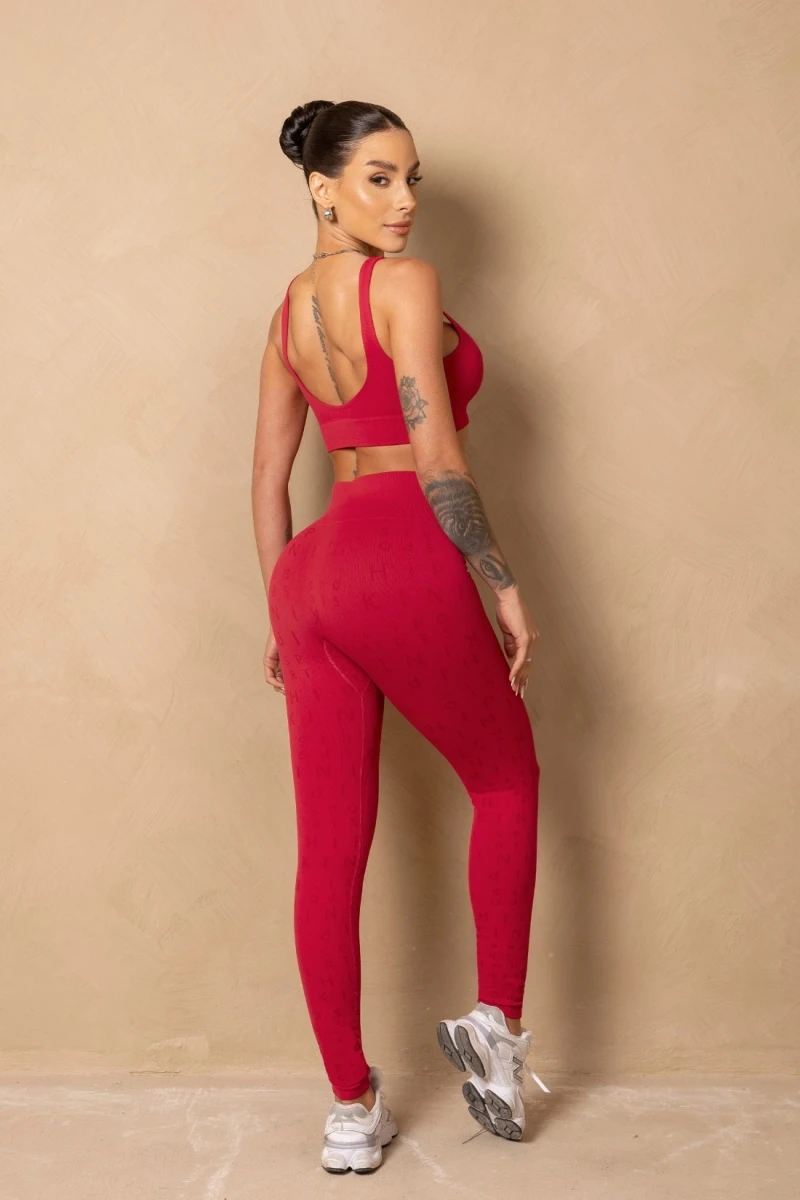 Hipkini - Top Fitness Seamless Breezy Red - 33331392 Hipkini - Top Fitness Seamless Breezy Red - 33331392