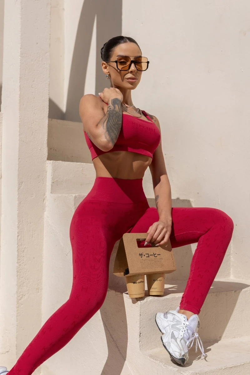 Hipkini - Top Fitness Seamless Breezy Red - 33331392 Hipkini - Top Fitness Seamless Breezy Red - 33331392