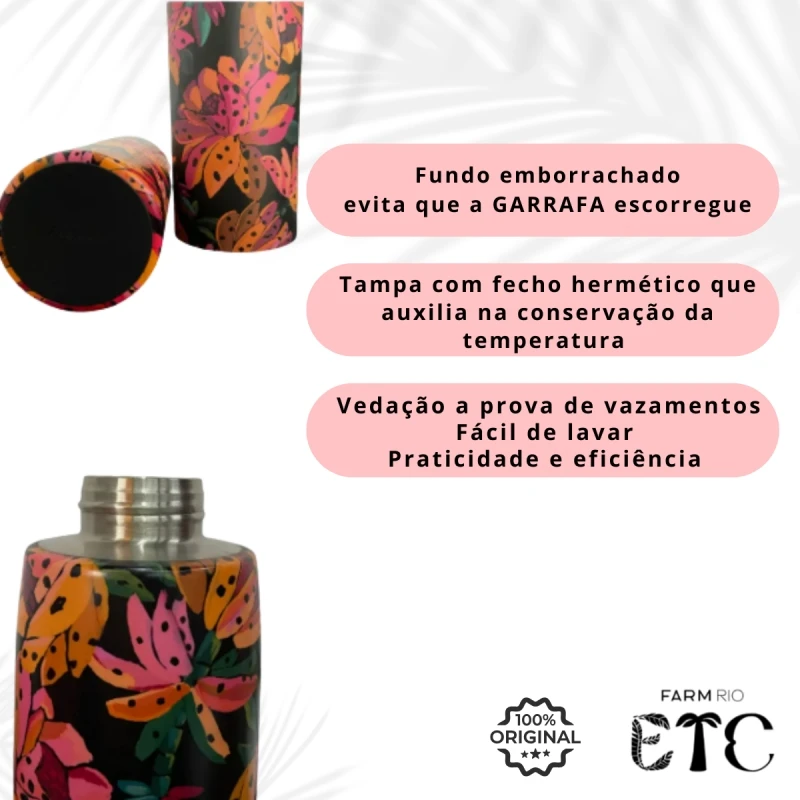 FARM - FARM BOSQUE DOS PASSAROS THERMAL BOTTLE 750ML - 78325873C
