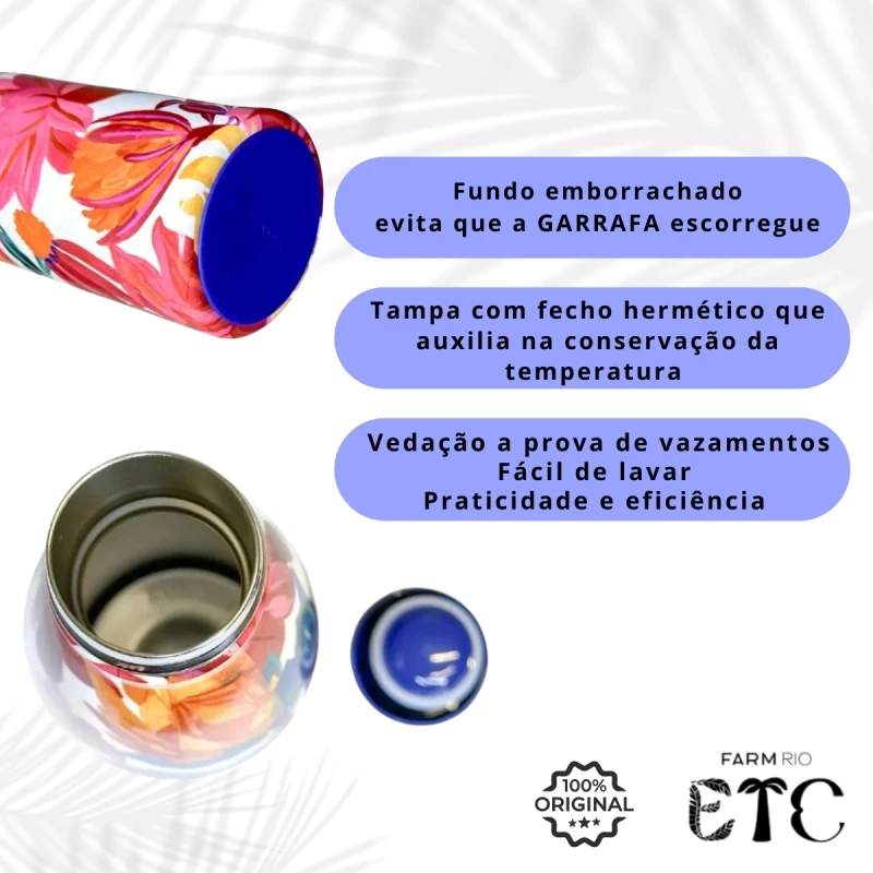 FARM - FARM ENCANTO TROPICAL THERMAL BOTTLE 500ML - 78326045R