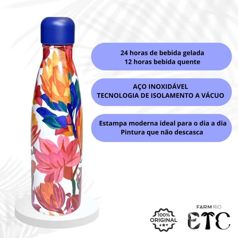 FARM - FARM ENCANTO TROPICAL THERMAL BOTTLE 500ML - 78326045R