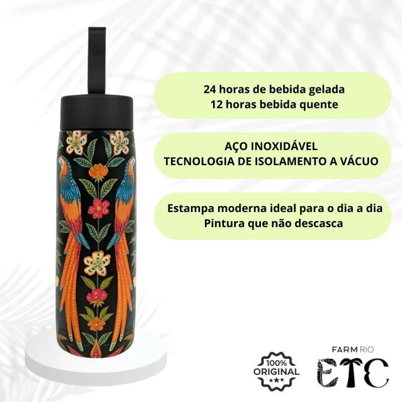FARM - FARM ENCANTO TROPICAL THERMAL BOTTLE 500ML - 78325873A