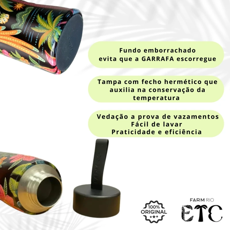 FARM - FARM ENCANTO TROPICAL THERMAL BOTTLE 500ML - 78325873A