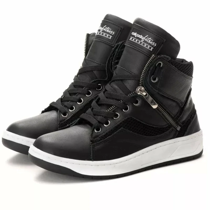 Trincks Calçados - Tennis Sneaker Genuine Leather Black - 20500 Street Trincks Calçados - Tennis Sneaker Genuine Leather Black - 20500 Street