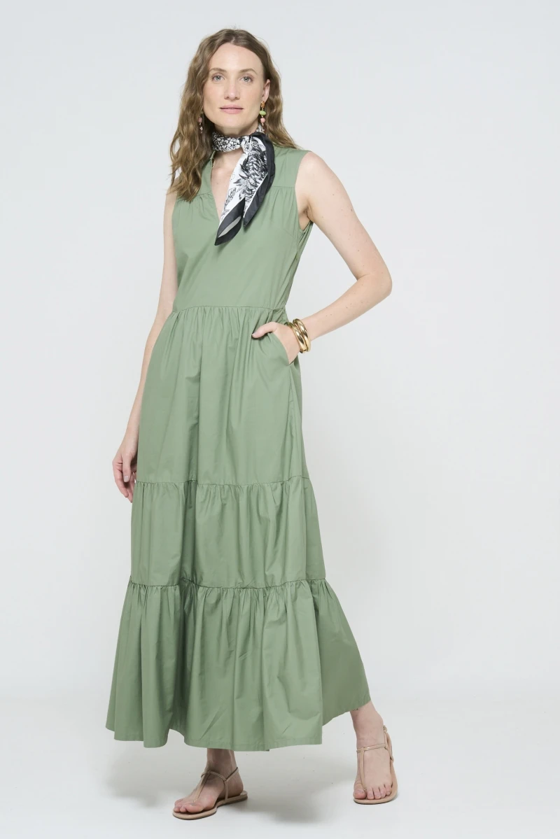 Hidrogênio - LONG MILITARY PAPPER DRESS - 20589005 Hidrogênio - LONG MILITARY PAPPER DRESS - 20589005