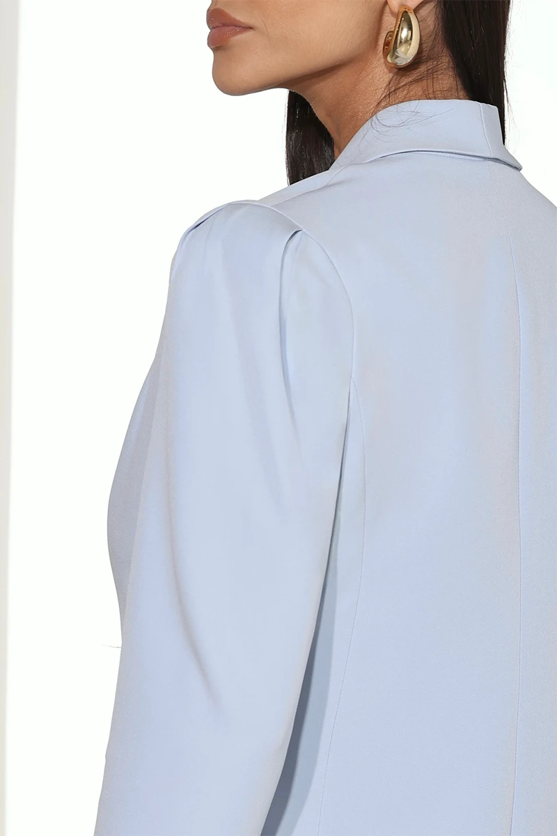 Dot Clothing - Blazer Dot Clothing Hazel Shoulder Pleats Blue - 2816AZUL Dot Clothing - Blazer Dot Clothing Hazel Shoulder Pleats Blue - 2816AZUL