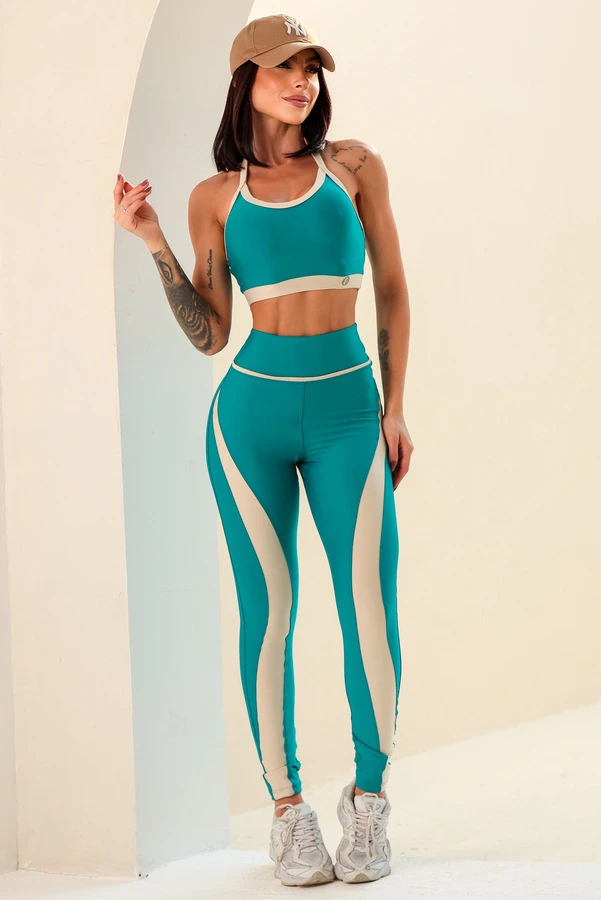 Garotafit - Jade Green Kingly Set - FCS413HJ