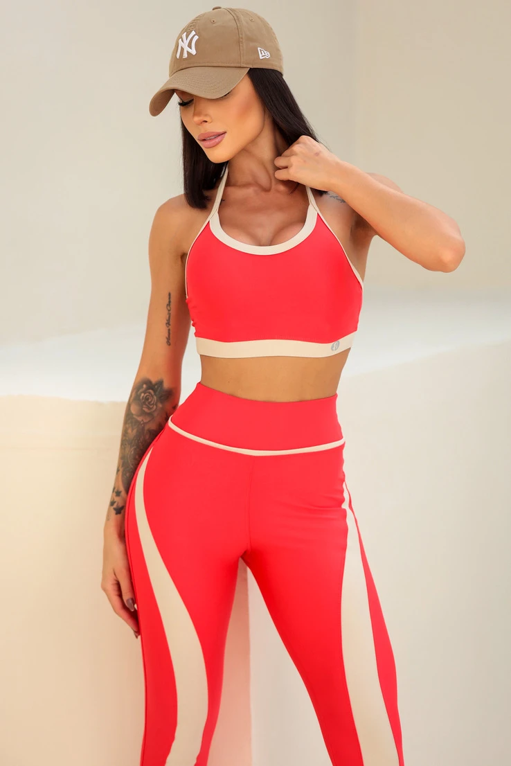 Garotafit - Kingly Dark Coral Set - FCS413GE