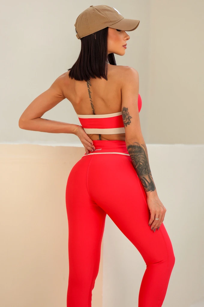 Garotafit - Kingly Dark Coral Set - FCS413GE