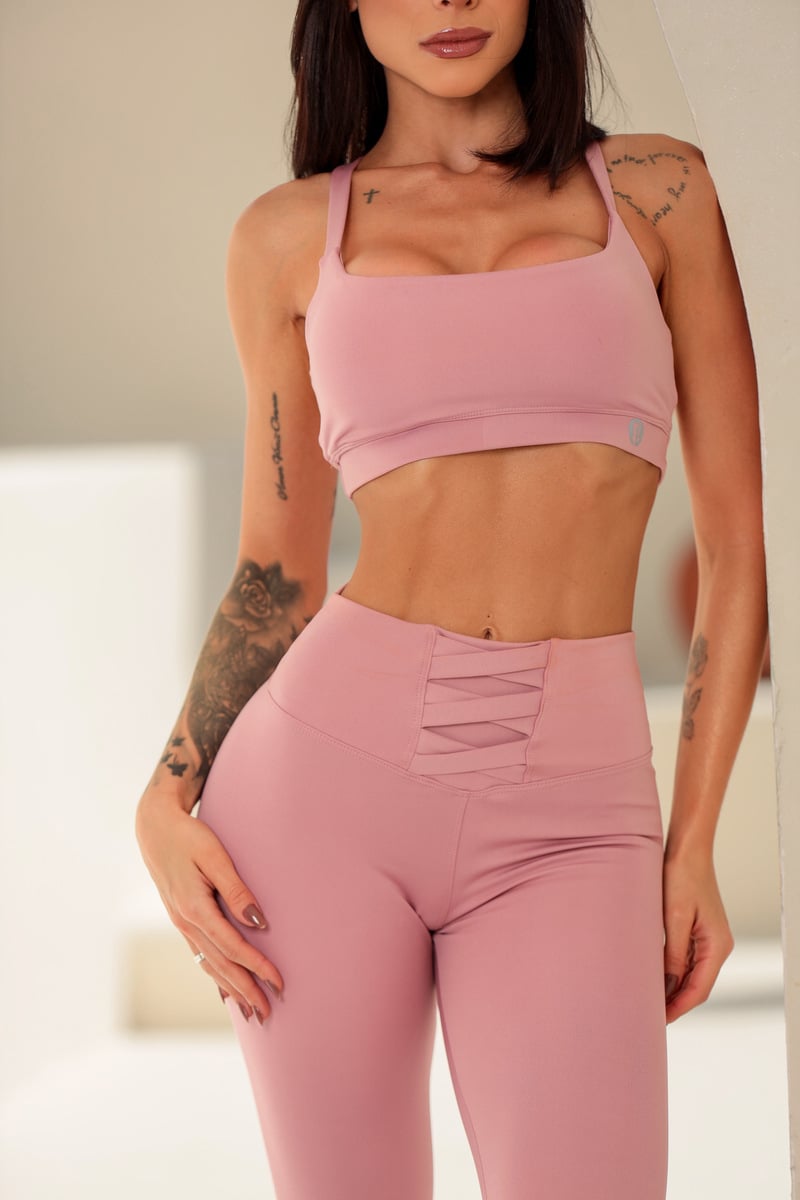 Garotafit - Muchy Rosé Set - FCS415RS Garotafit - Muchy Rosé Set - FCS415RS
