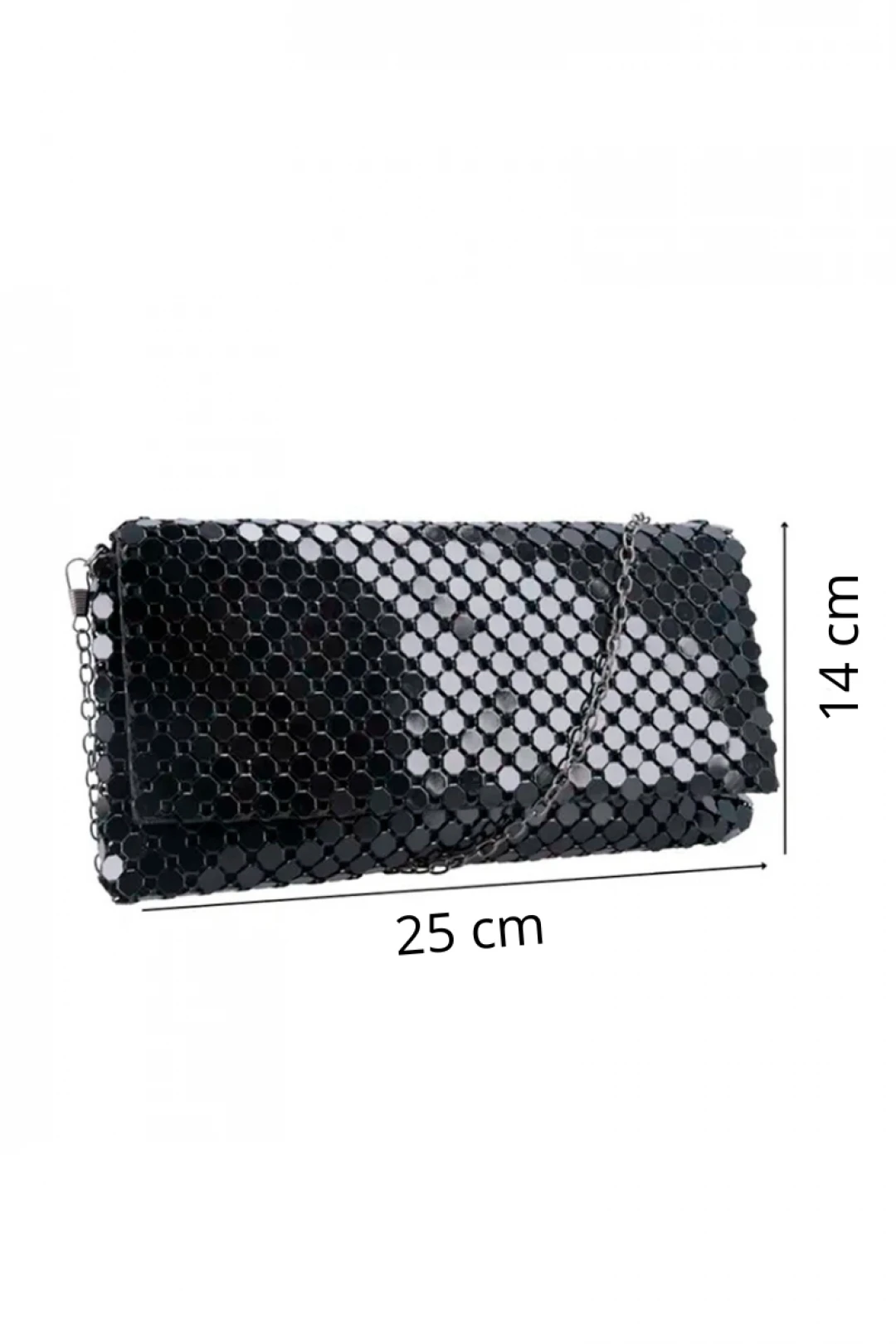 Bauarte - Bolsa Bauarte de Festa Malha C/ Strass Preto - 00295331682PRE