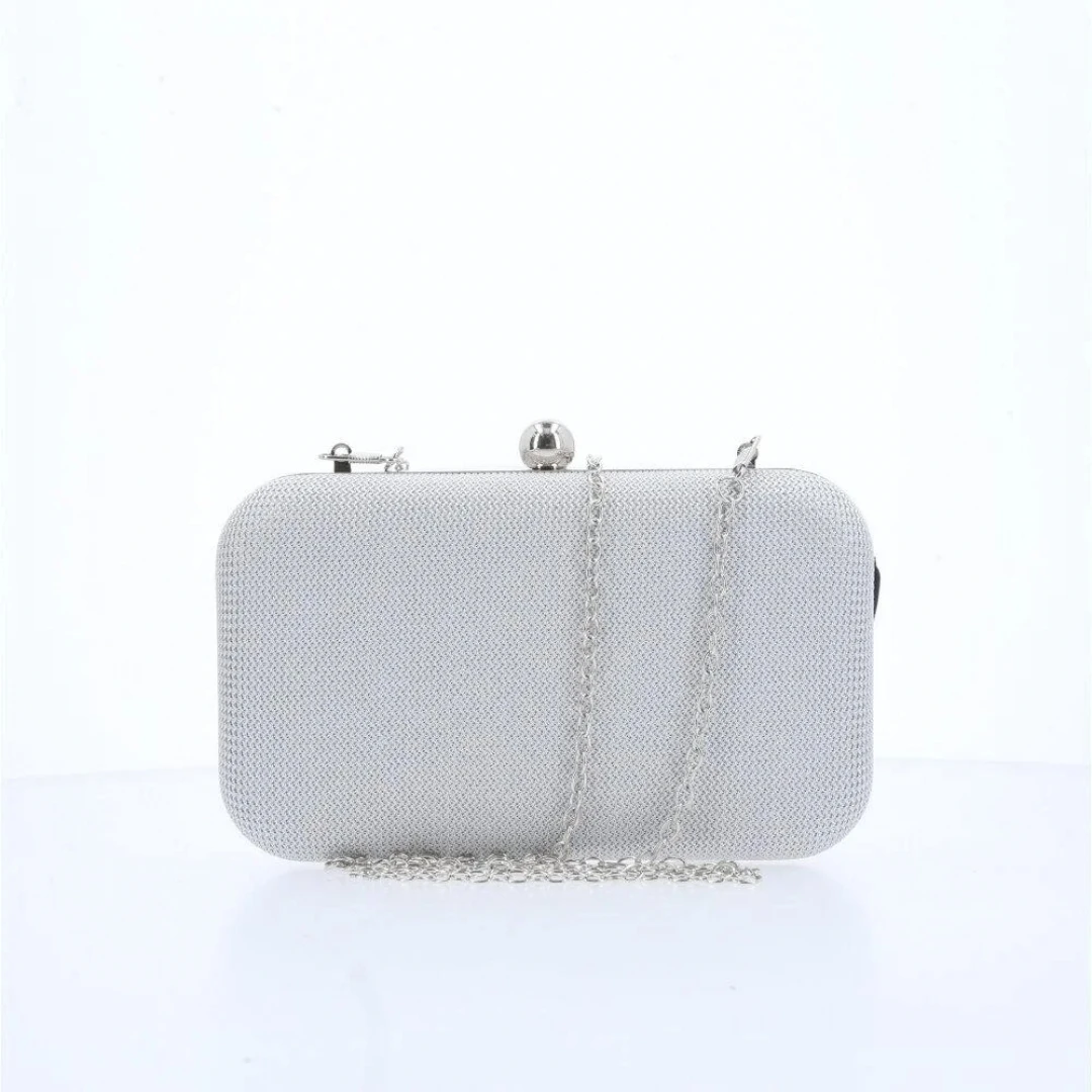 Bauarte - Silver Glitter Bauarte Party Hand Bag - 0452172MPRA Bauarte - Silver Glitter Bauarte Party Hand Bag - 0452172MPRA