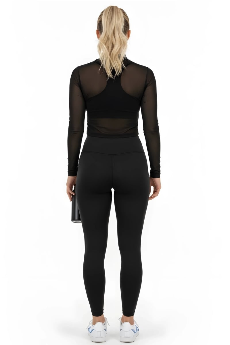 Garotafit - Blusa Fluky Preta - BL225A Garotafit - Blusa Fluky Preta - BL225A