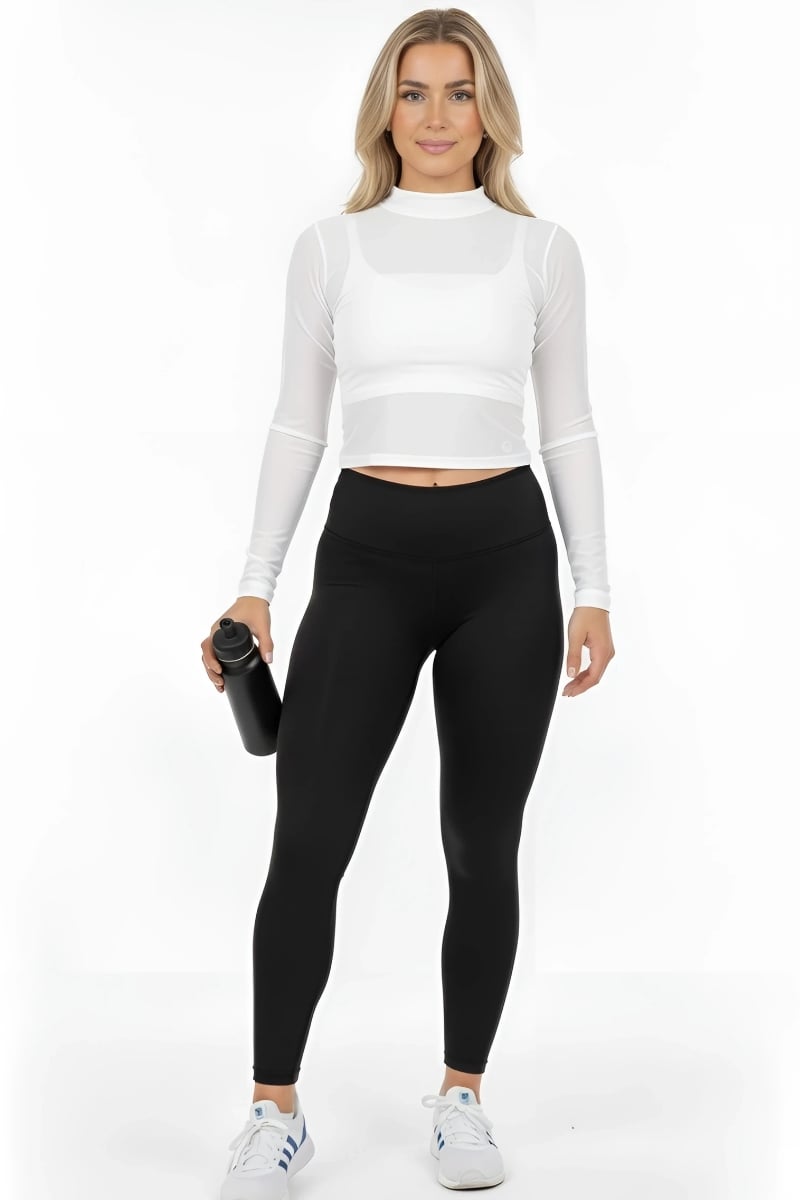 Garotafit - Blusa Fluky Branca - BL225B Garotafit - Blusa Fluky Branca - BL225B