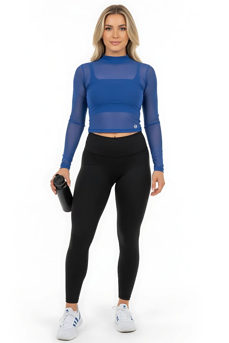 Garotafit - Blusa Fluky Azul Bic - BL225LB Garotafit - Blusa Fluky Azul Bic - BL225LB