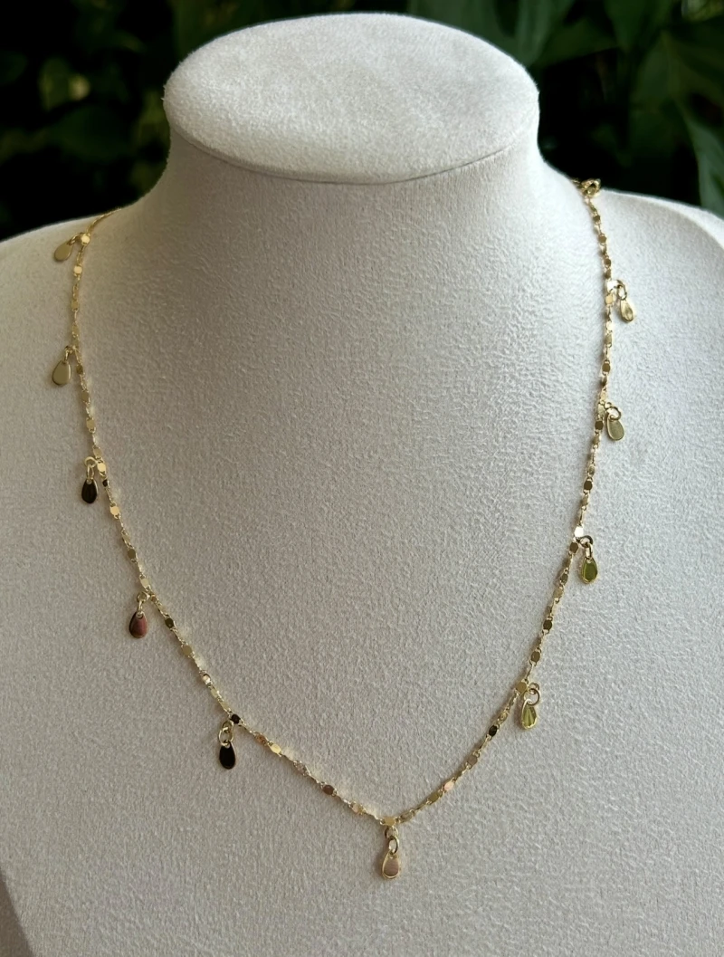 Mikabe - Colar Penduricalhos Gotinhas - MK2092