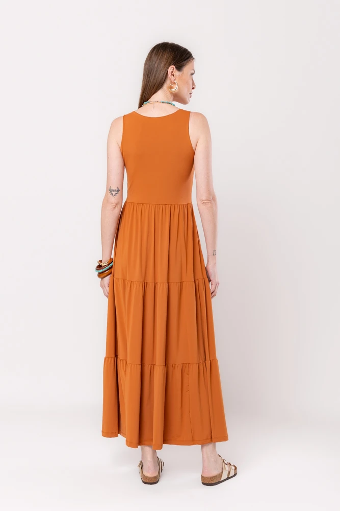 Hidrogênio - 3 MARIAS TERRA MIDI DRESS - 19594332