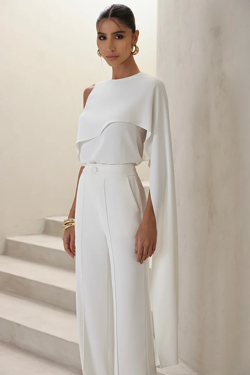 Dot Clothing - Set Dot Clothing Pants and Asymmetric Off-White Shirt - 2860OFF