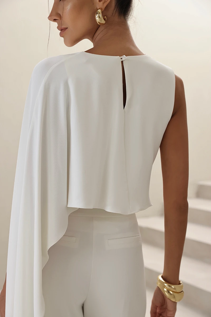 Dot Clothing - Set Dot Clothing Pants and Asymmetric Off-White Shirt - 2860OFF
