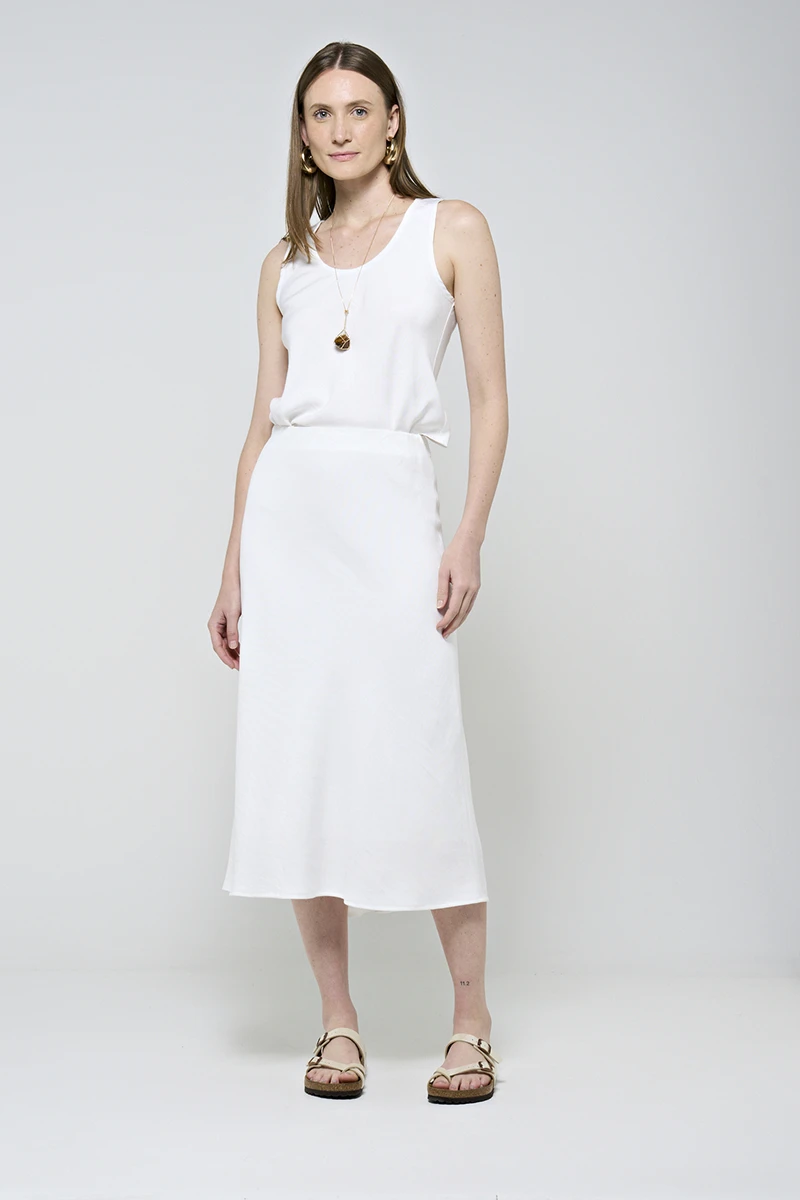 Hidrogênio - OFF-WHITE MERMAID MIDI SKIRT - 20478018 Hidrogênio - OFF-WHITE MERMAID MIDI SKIRT - 20478018